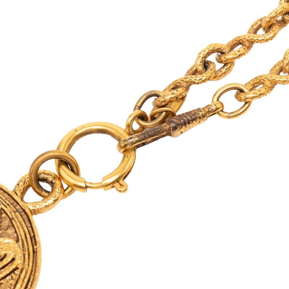 CHANEL Authentic Vintage Green Logo Necklace - Picture 5 of 6